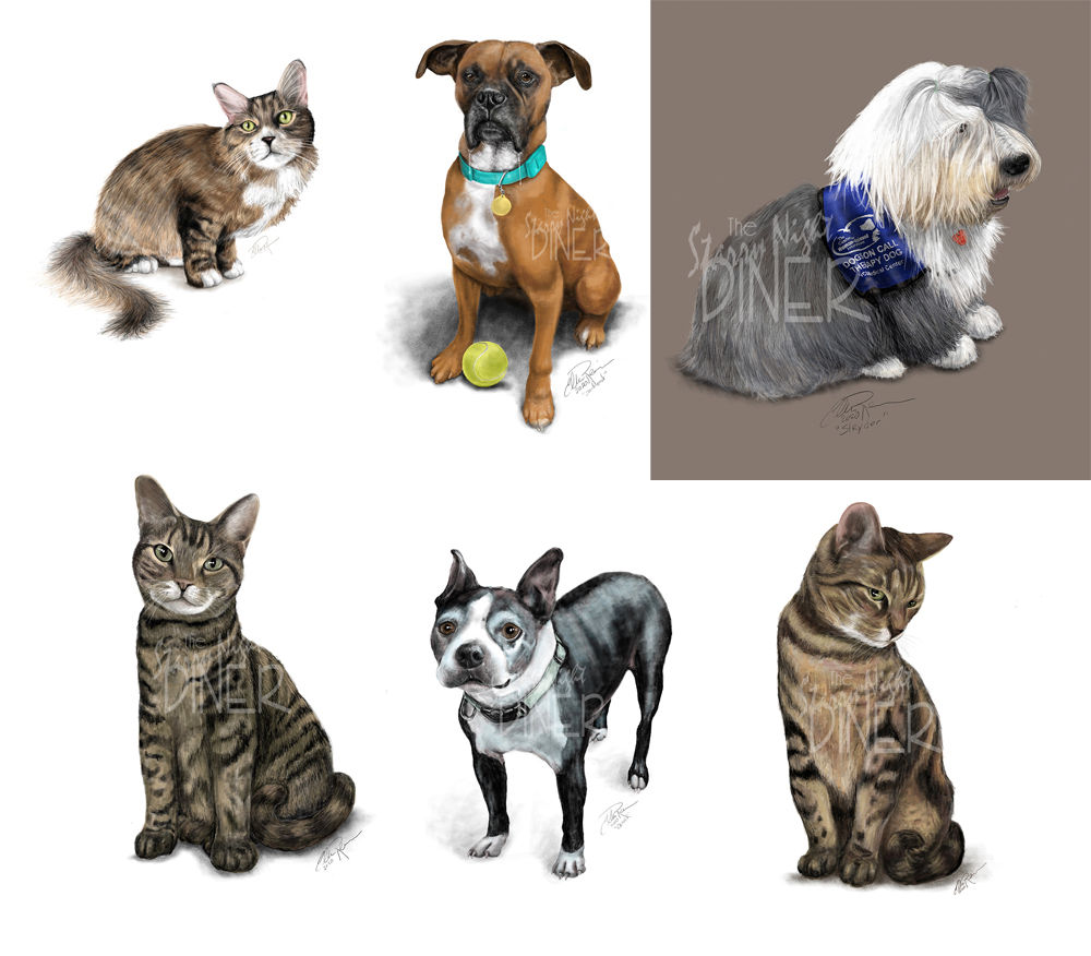 Custom Pet Portrait - Full Body