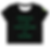 Womens Jam Cham Crop Tee (Black/Green) 