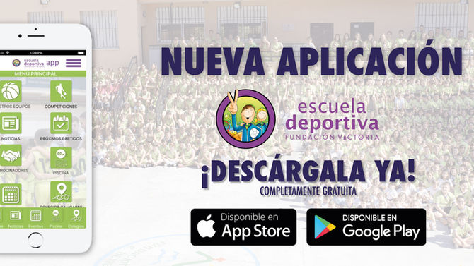 La Escuela Deportiva Fundación Victoria estrena aplicación móvil