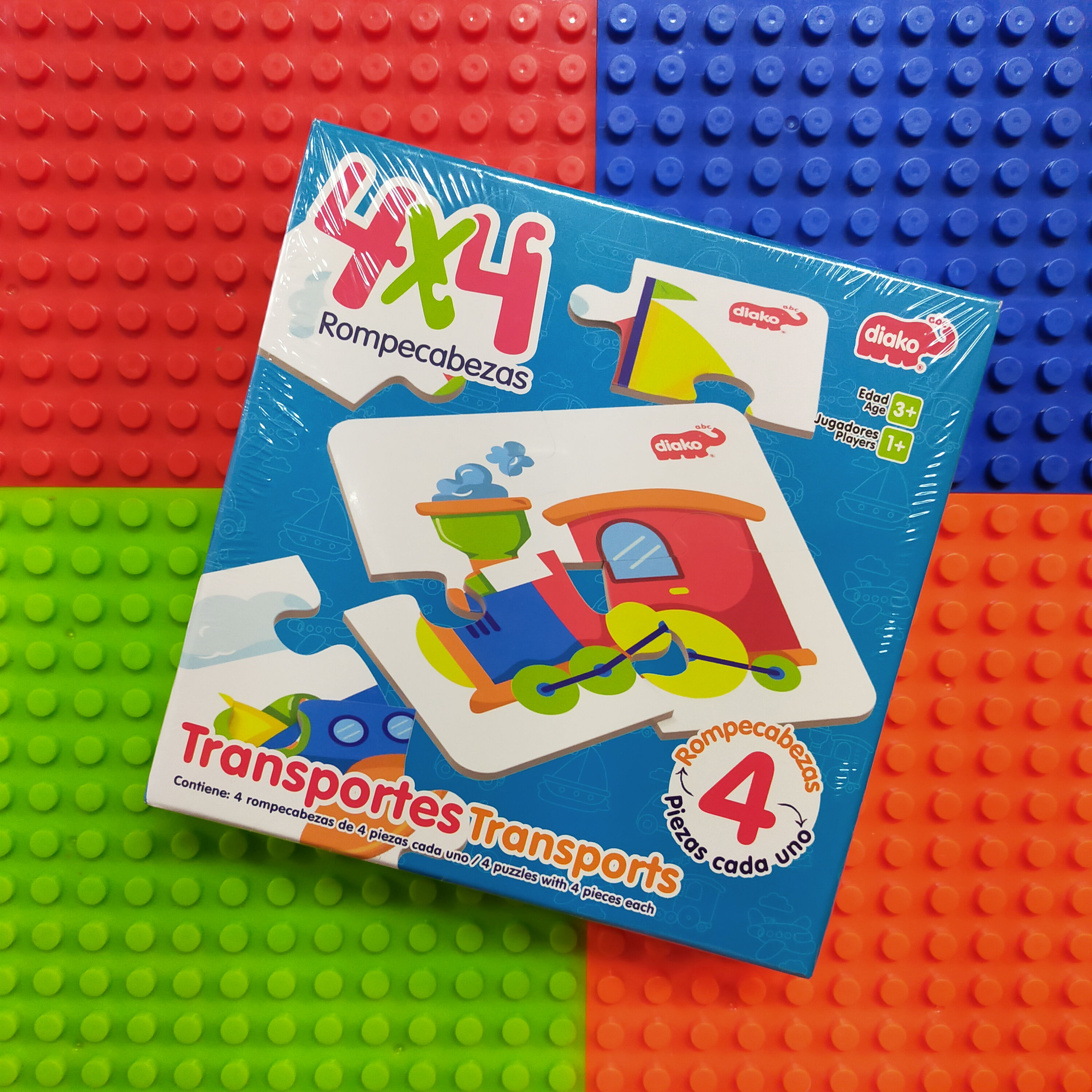 Rompecabezas 4x4 Transportes