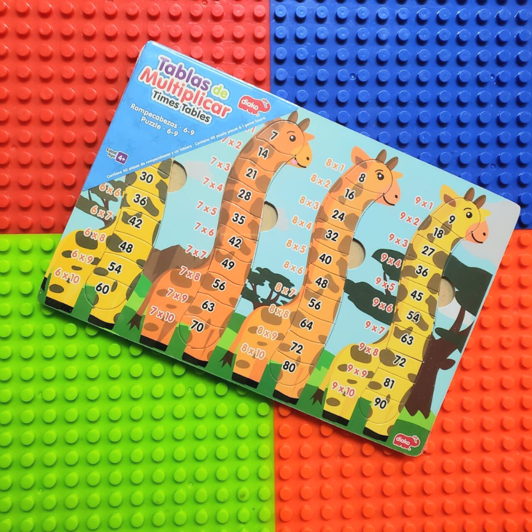 Rompecabezas Tablas 6-9