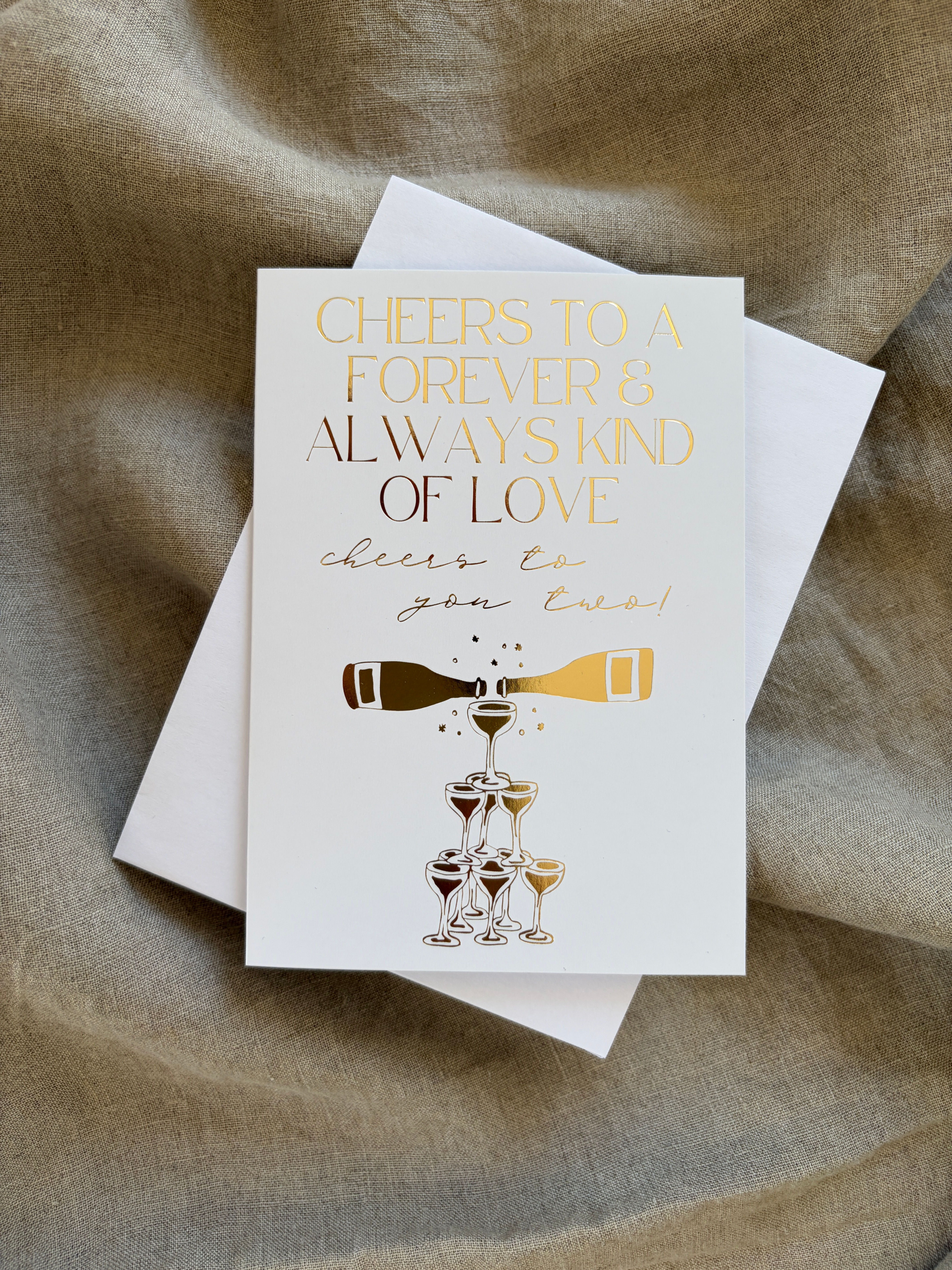 Cheers to a forever kind of love