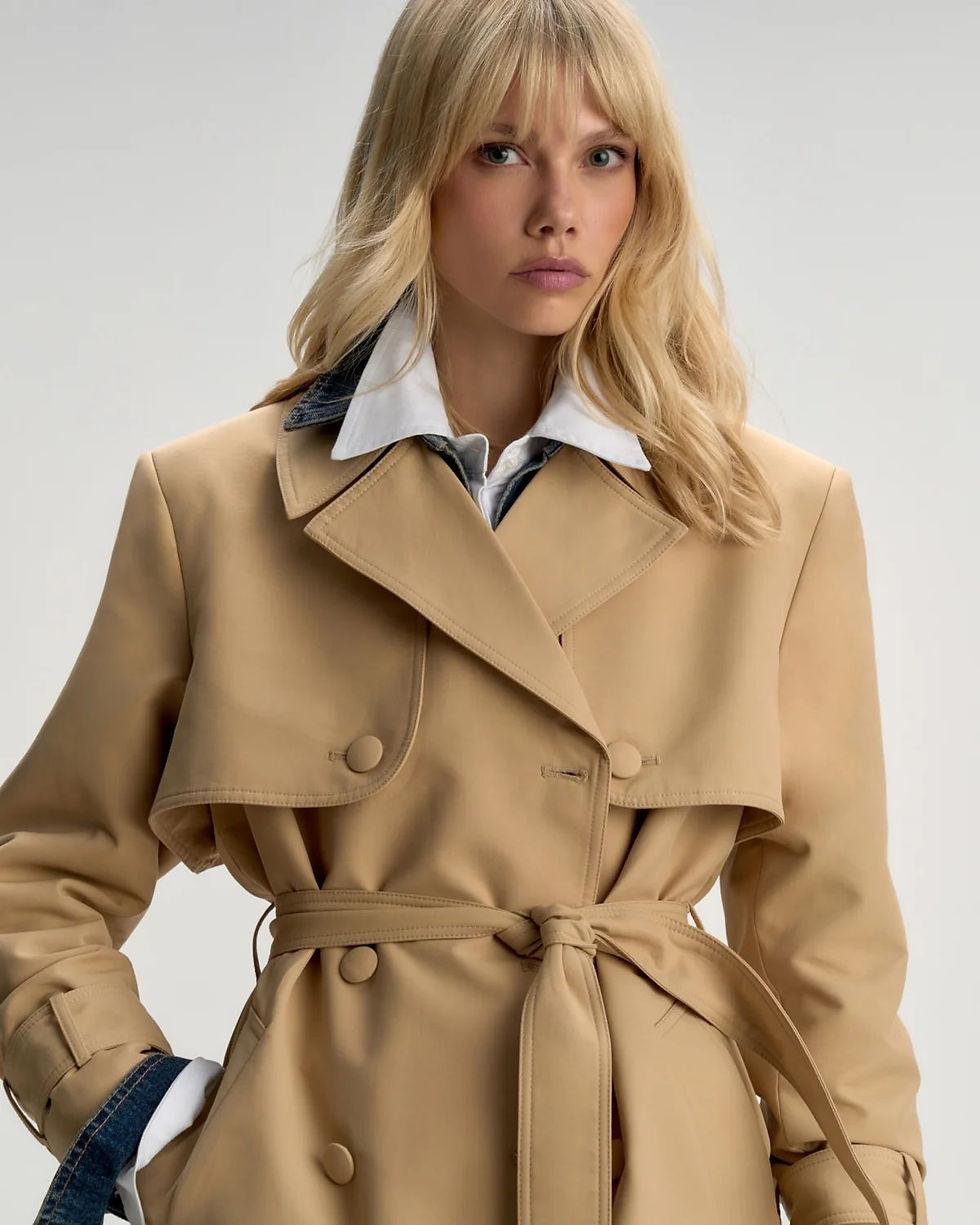 Miniatura: CASACO NEW TIMELESS TRENCH COAT BEGE WARM SAND