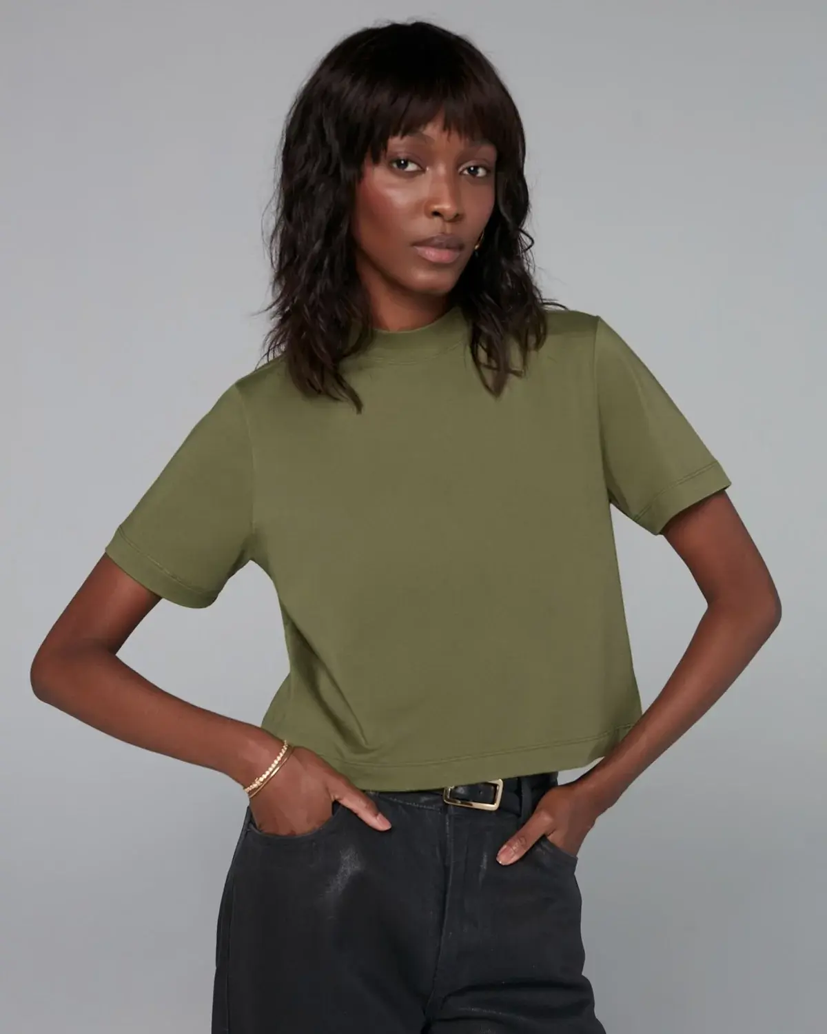 CROPPED VINTAGE VERDE SAGE
