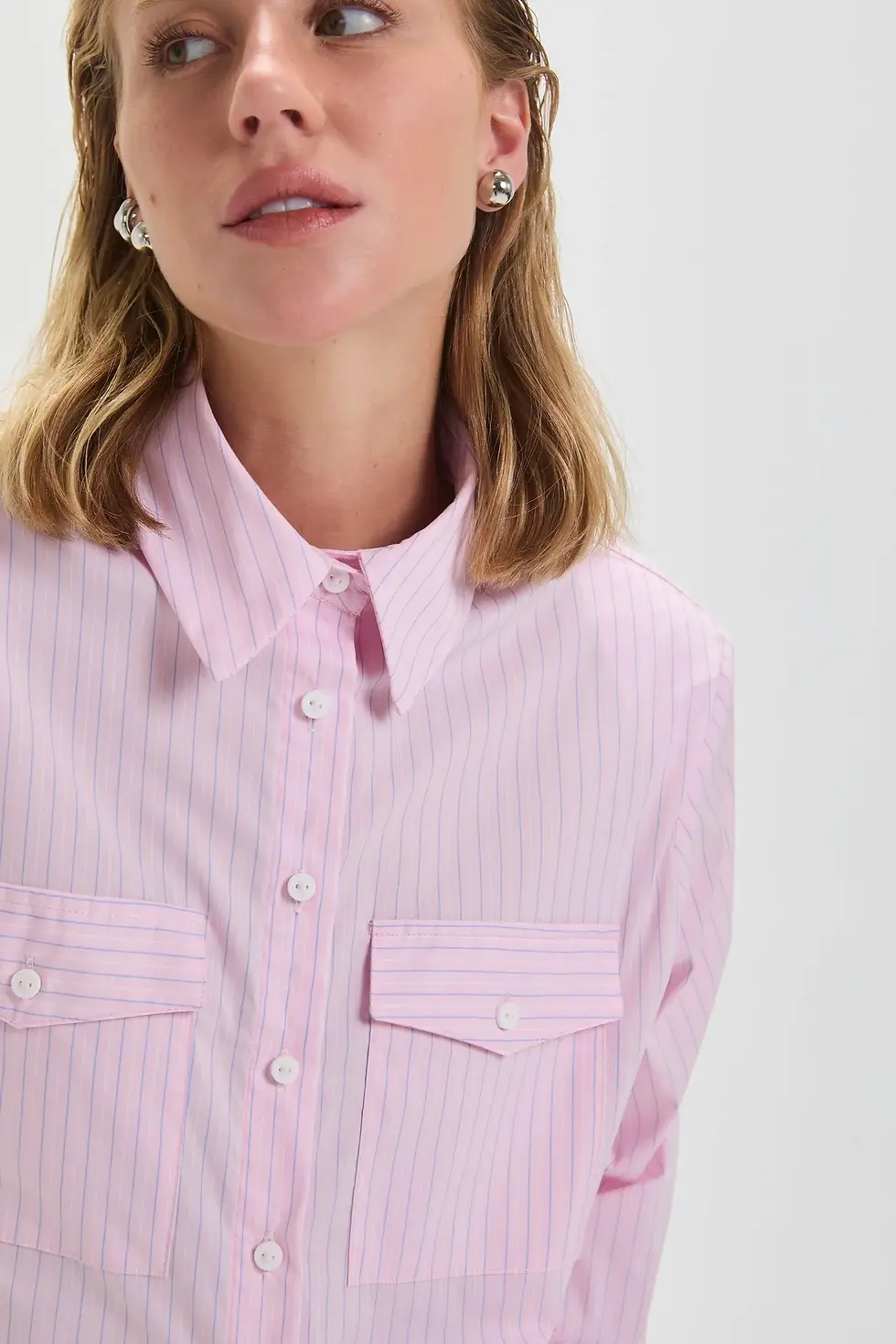 Miniatura: CAMISA THAIS PINK BLOSSOM