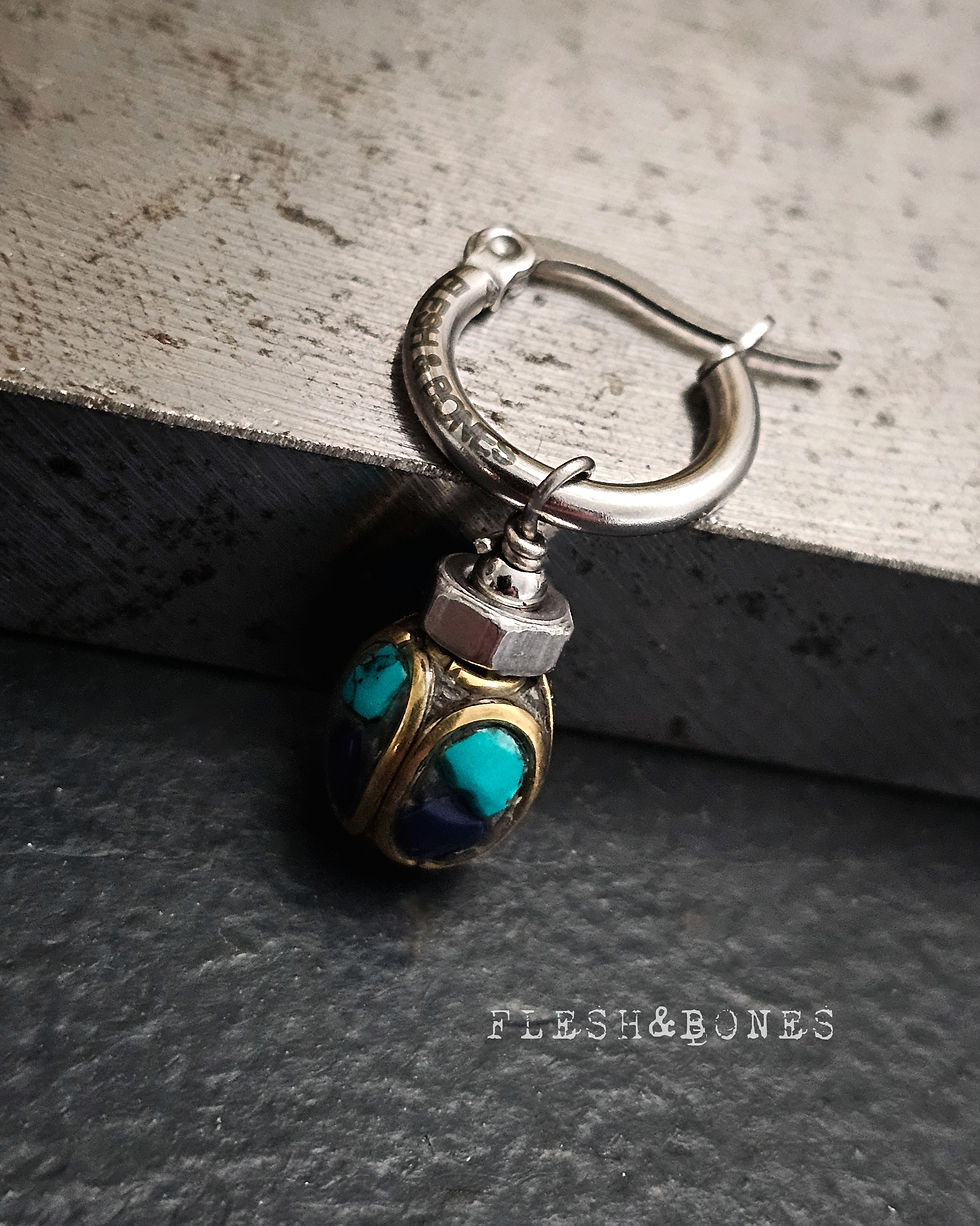 【TOUT Y EST】 EARRINGS MONOLITHE MONOLITH unisex mono earring, stainless, no allergy