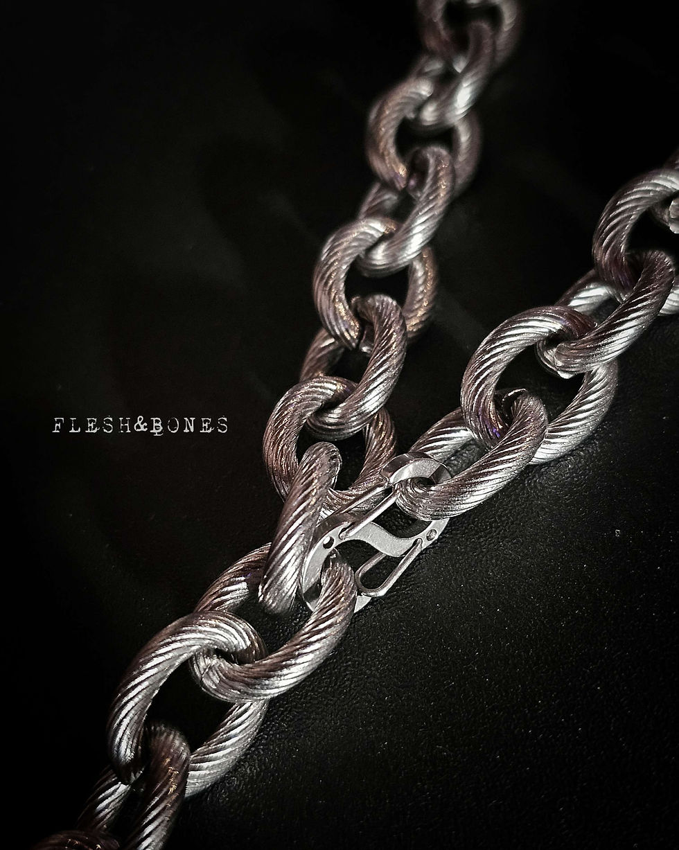 Miniature : BAD DOLL 4in1 necklace, stainless steel, unisex, waterproof