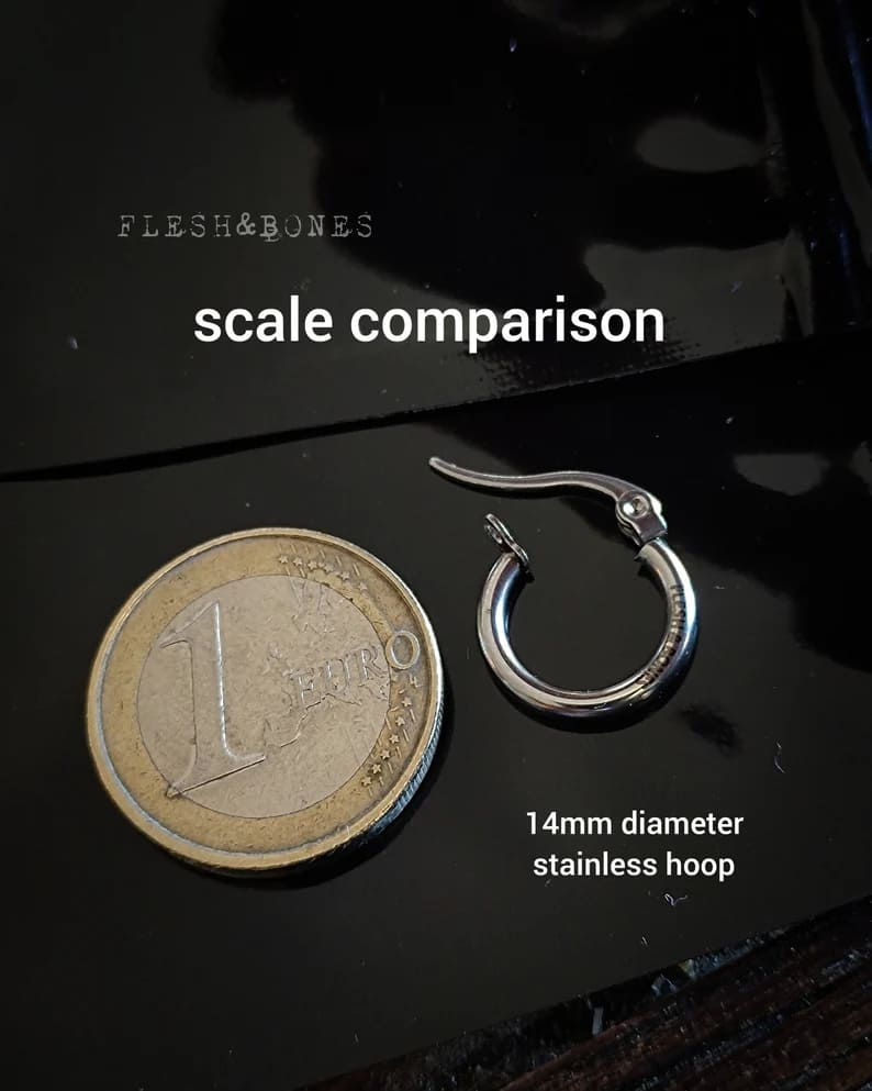 Miniature : MOON Pack ! 2 mono earrings + 1 cuff + 1 bag