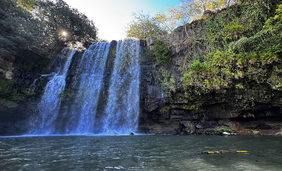 Llanos de Cortez Waterfall Costa Rica Christmas Day