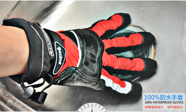 Thumbnail: Scoyco MC15 Motorcycle Gloves Winter Warm