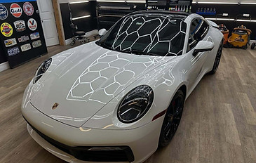 Professional paint correction on vehicle paint