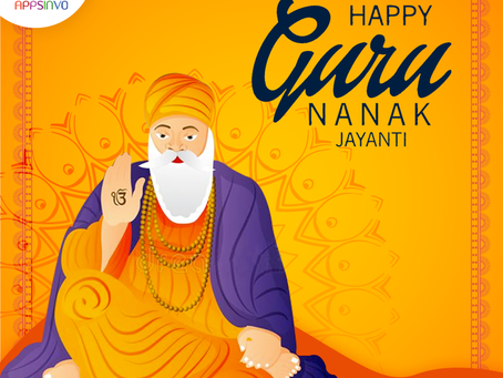Appsinvo Wishes for Happy Guru Nanak Jayanti 