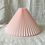 Thumbnail: Baby rose chintz, pleated lampshade, available in two st