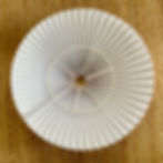 Thumbnail: SCANDEE pleated pendant / hanging shade in Terracotta linen