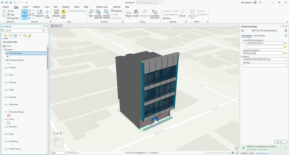 Creating and Managing BIM Features in ArcGIS Pro.