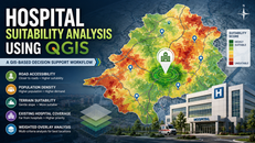 Hospital Site Suitability Analysis Using QGIS: A GIS-Based Decision Support Workflow