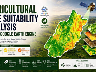 Agricultural Site Suitability Analysis Using Google Earth Engine and GIS