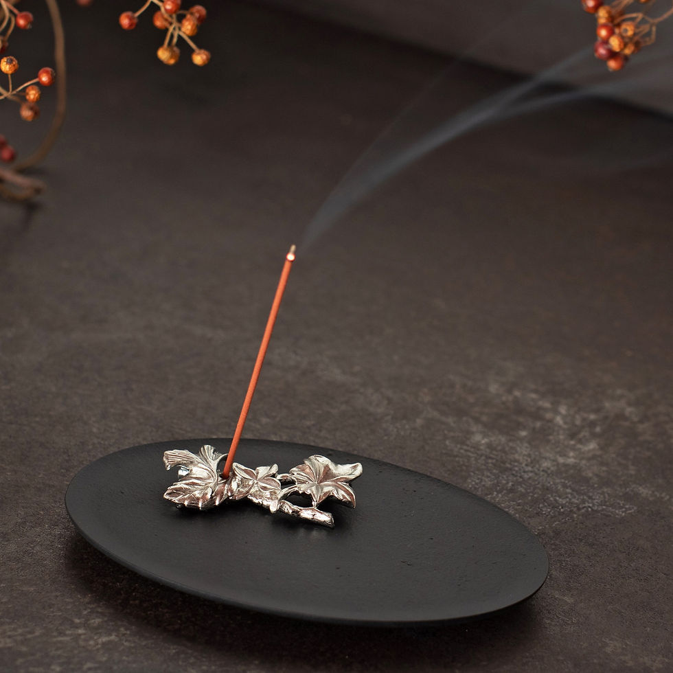 Thumbnail: SAISHIKI Incense holder Autumn Autumn Leaves