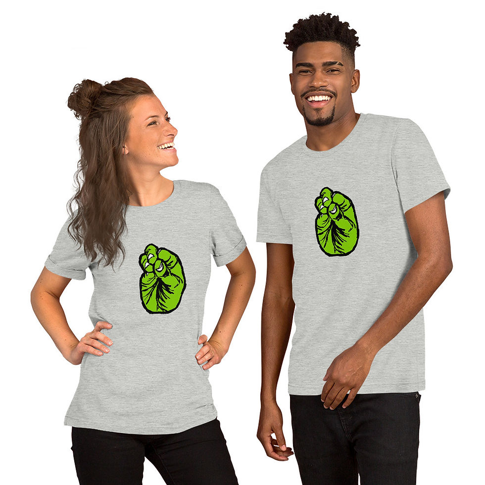 Thumbnail: Green Meggie Unisex t-shirt