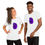 Thumbnail: Purple Meggie Unisex t-shirt