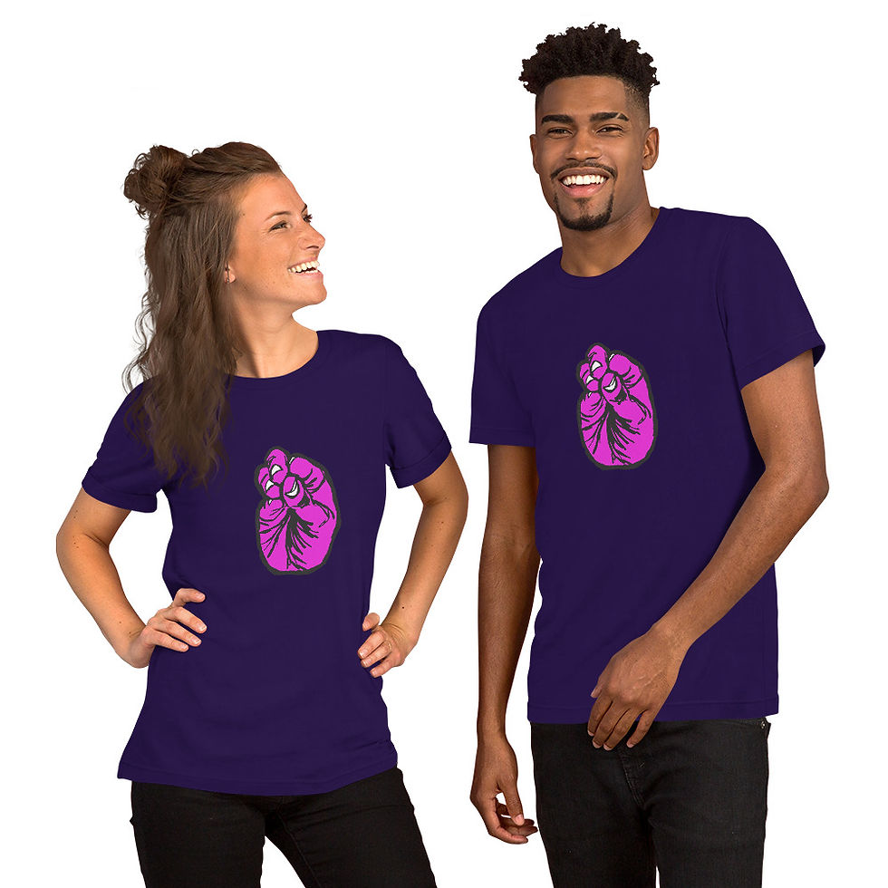 Thumbnail: Pink Meggie Unisex t-shirt