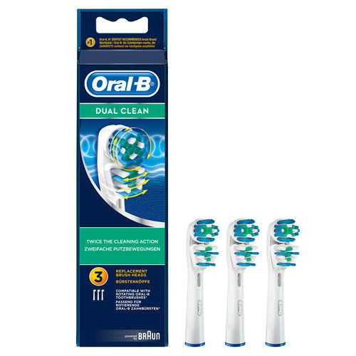 Miniatura: Oral-B Testine di ricambio Dual Clean 3 ricambi