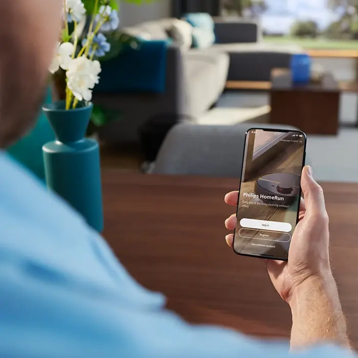 Miniatura: Philips Robot Aspirapolvere e Lavapavimenti HomeRun Serie 7000 Aqua XU7100/02