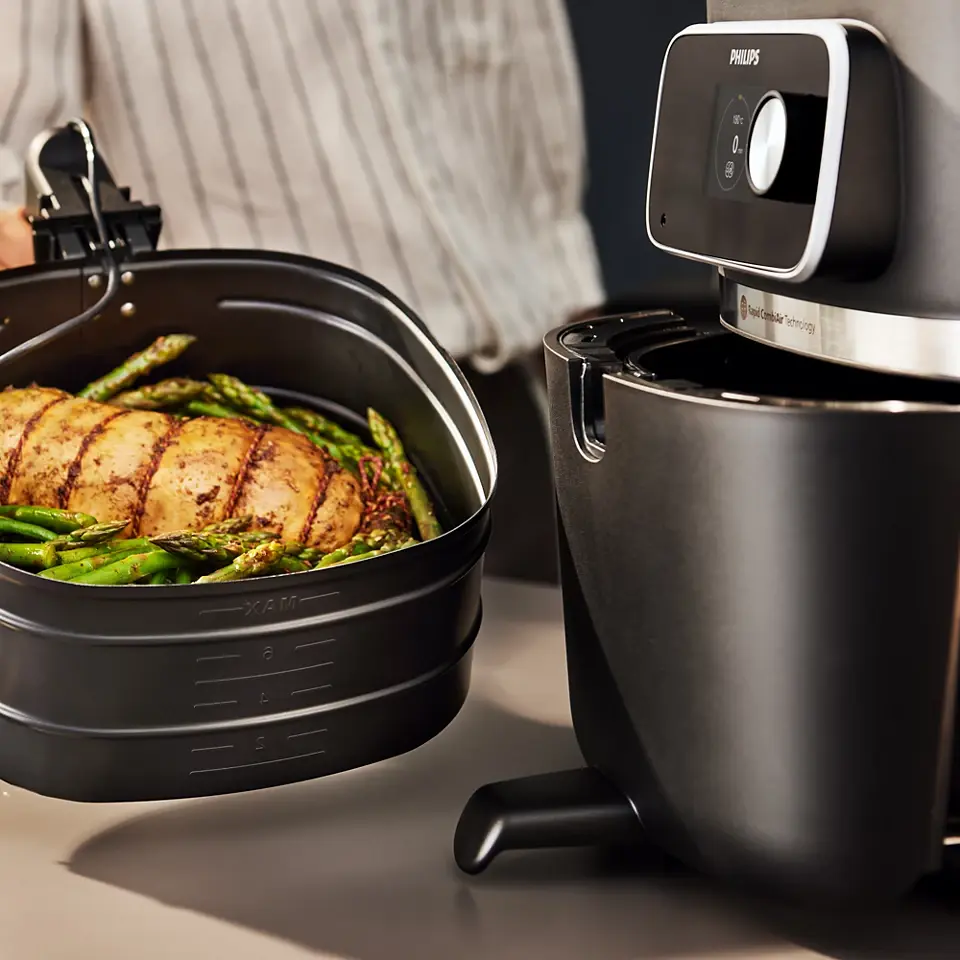 Miniatura: Philips Airfryer Combi Serie 7000 da 8.3L HD9880/90