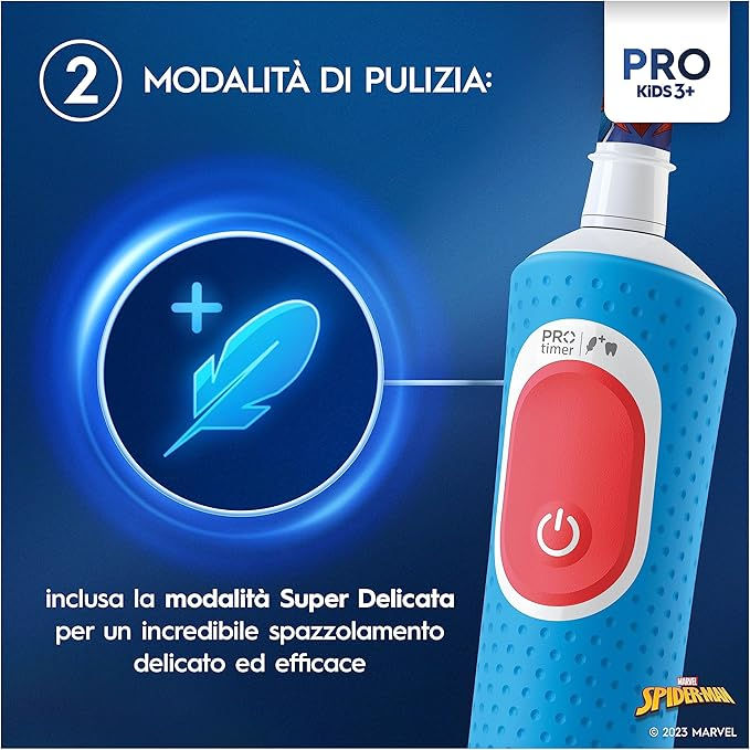 Miniatura: ORAL-B Spazzolino Elettrico Ricaricabile Pro Kids Marvel Spiderman