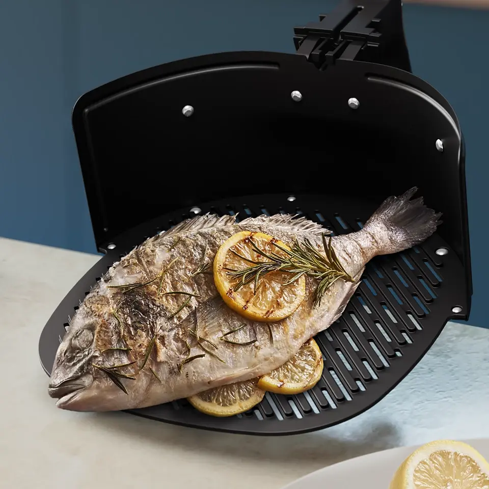 Miniatura: Philips Teglia per pizza e piastra della griglia HD9963/00