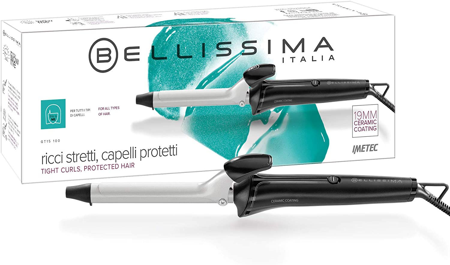 BELLISSIMA DI IMETEC GT15 100 Arricciacapelli, Ricci Brillanti e Definiti