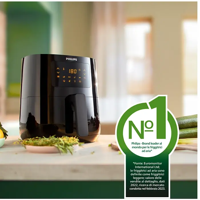 Miniatura: Philips Friggitrice ad aria Serie 3000 da 4.1L HD9252/90