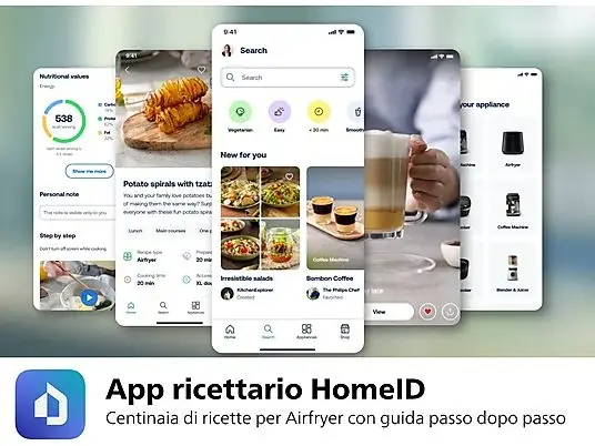 Miniatura: Philips Airfryer Combi Serie 7000 da 8.3L HD9876/90