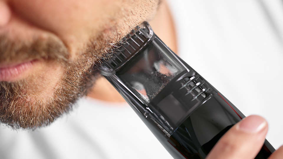 Miniatura: PHILIPS BT7510/15 Beardtrimmer Series 7000 Regolabarba, Sistema Aspirante