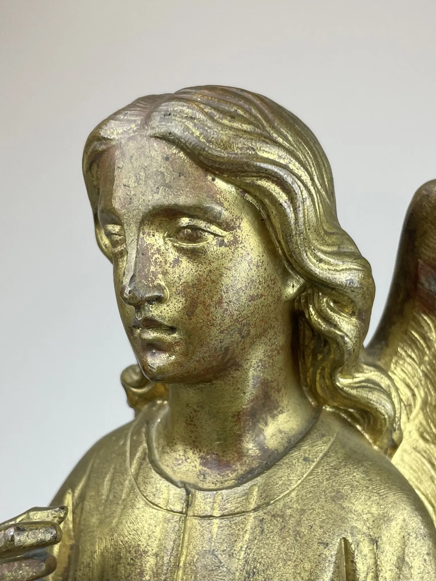 19TH CENTURY GILT BRONZE ANGEL | Andy Maule Antiques