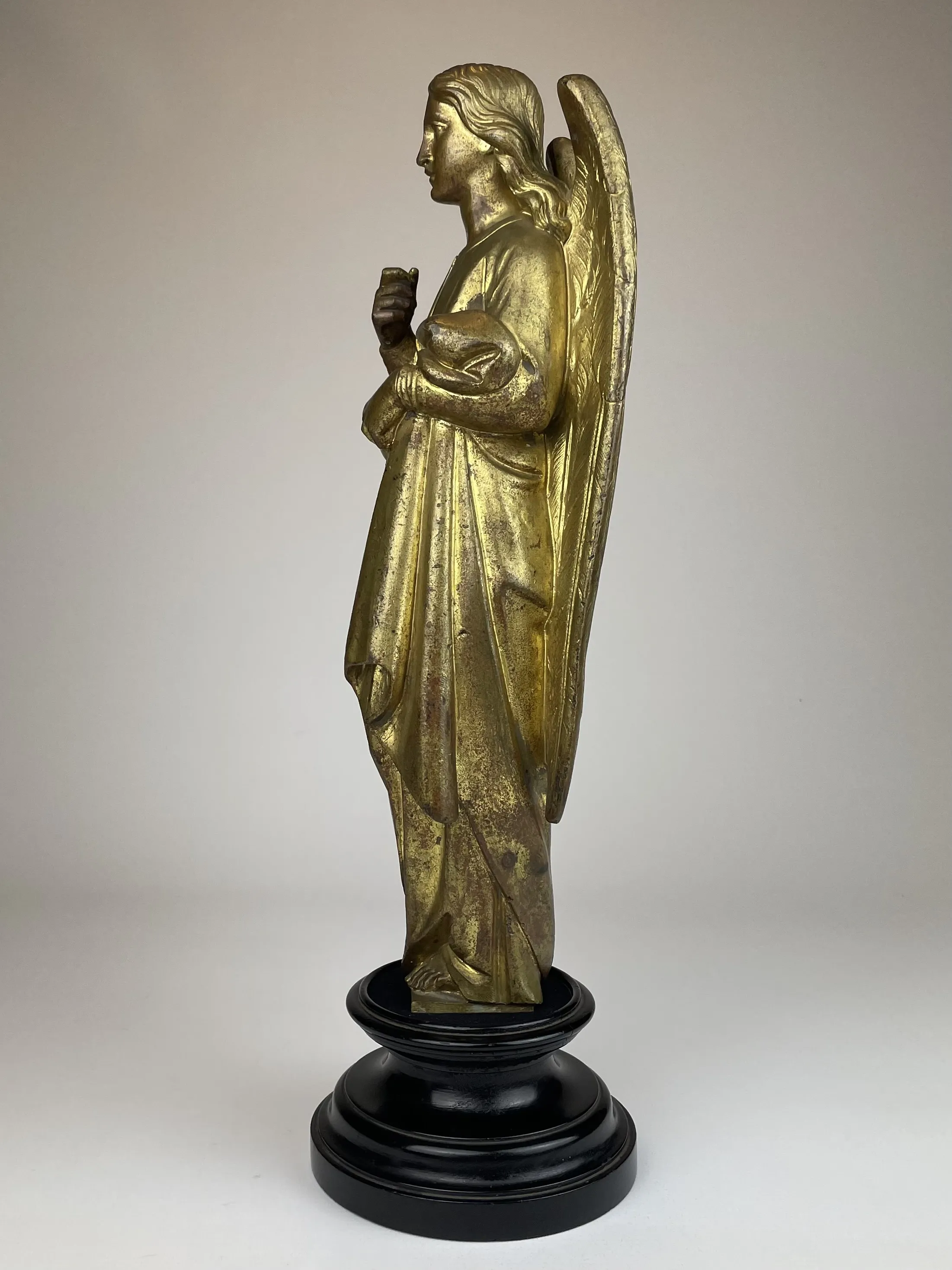 19TH CENTURY GILT BRONZE ANGEL | Andy Maule Antiques