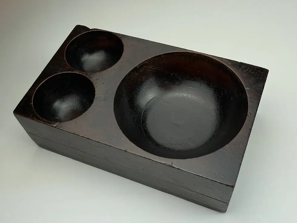 Thumbnail: 19TH CENTURY MAHOGANY CASH BLOCK