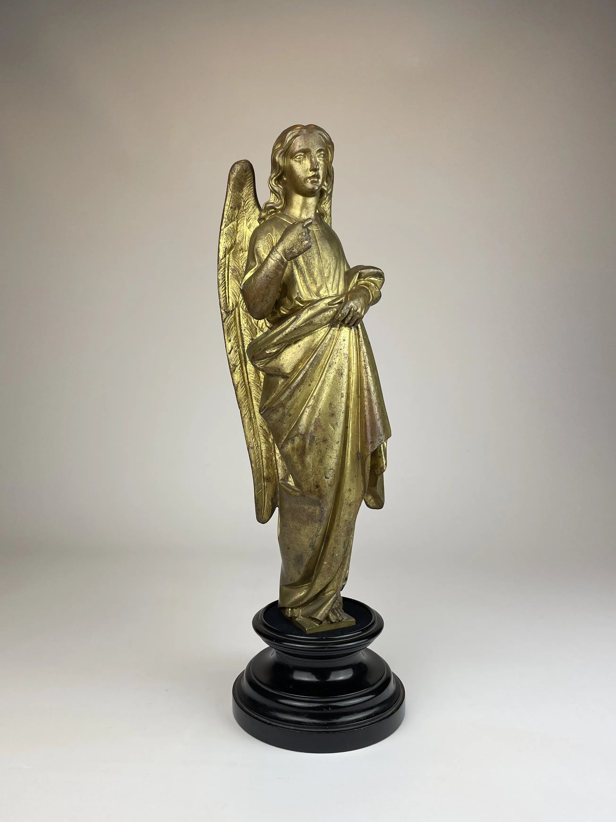 19TH CENTURY GILT BRONZE ANGEL | Andy Maule Antiques