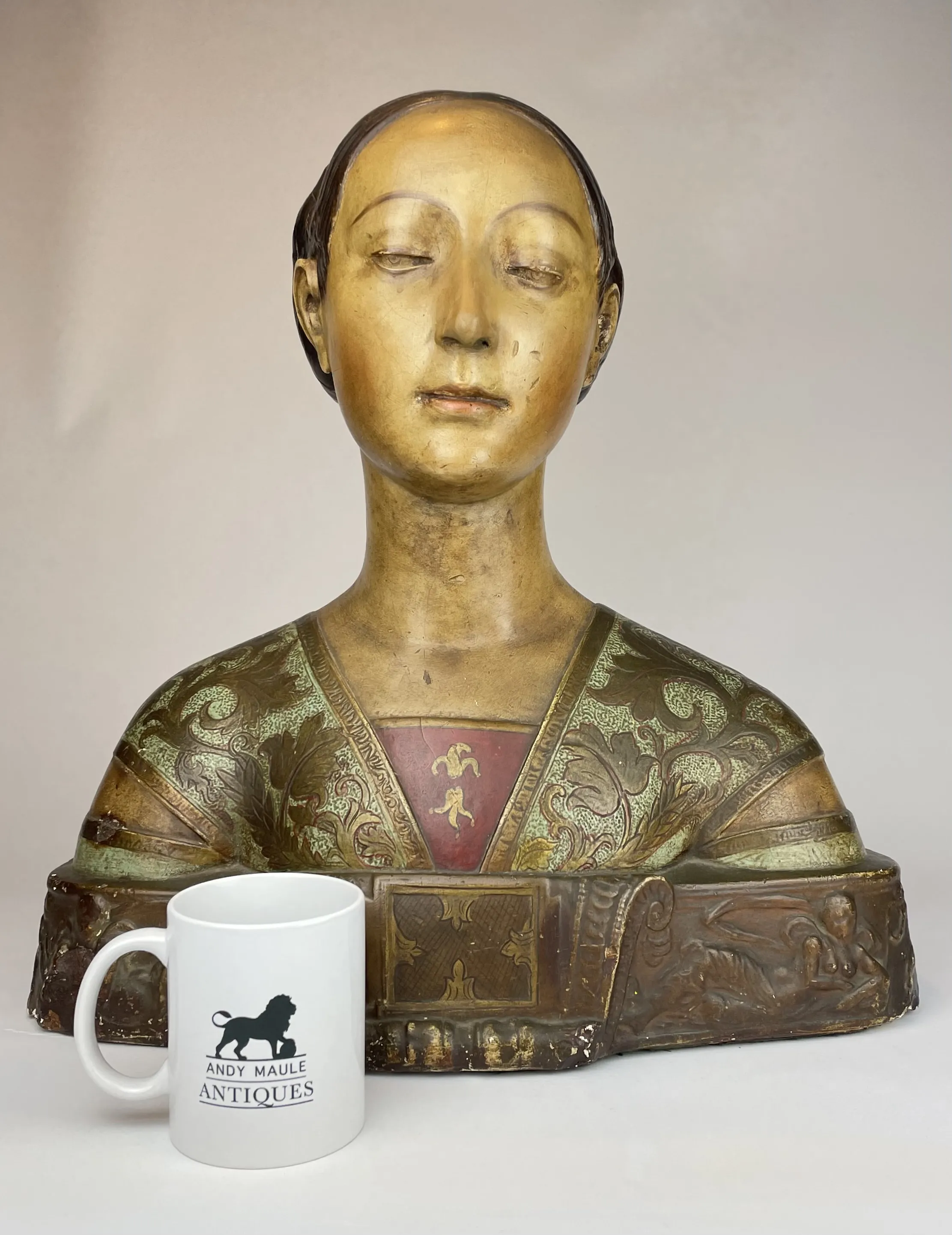 BUST of IPPOLITA MARIA SFORZA Andy Maule Antiques
