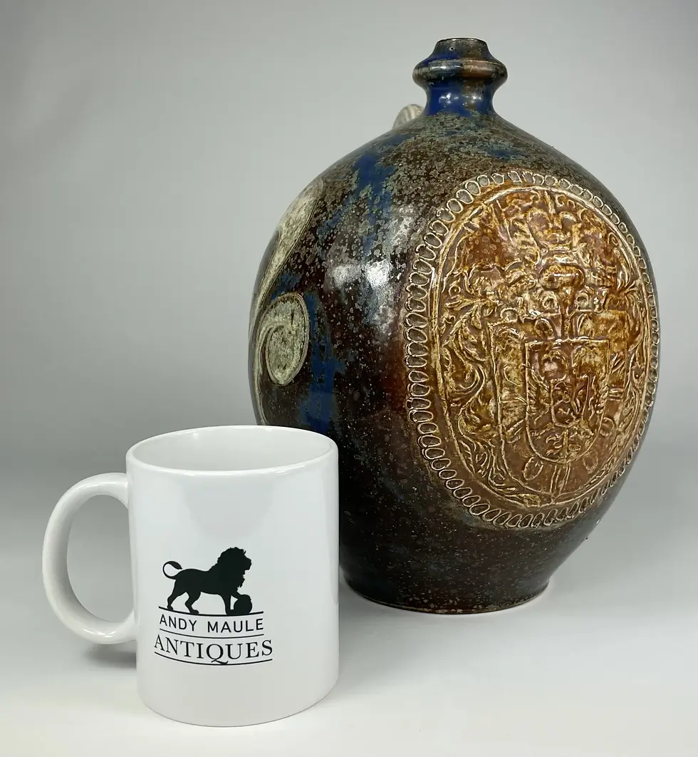 Thumbnail: 19TH CENTURY COPY of a 17TH CENTURY RHENISH STONEWARE BOTTLE