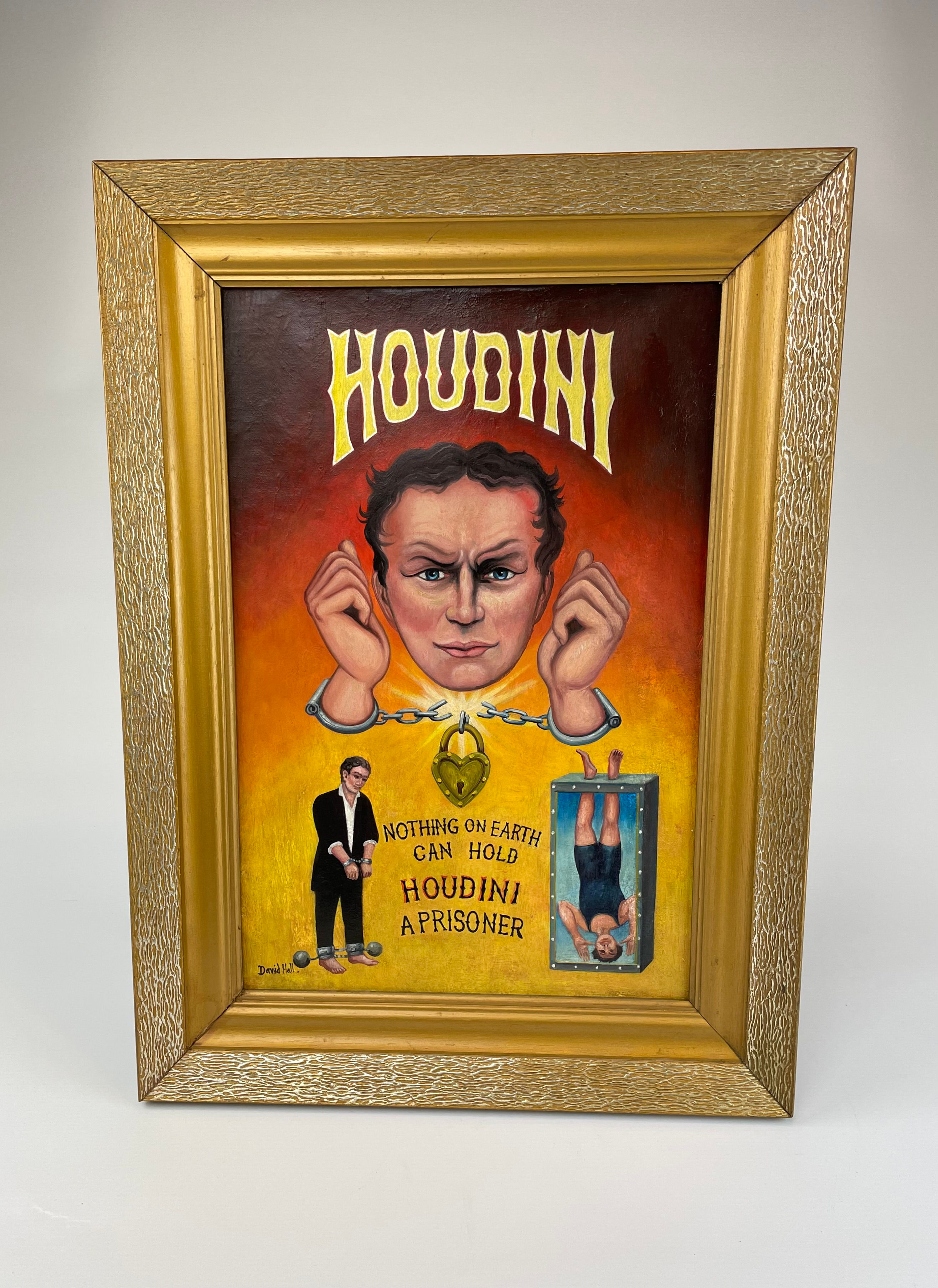 20th CENTURY OIL on CANVAS – HOUDINI