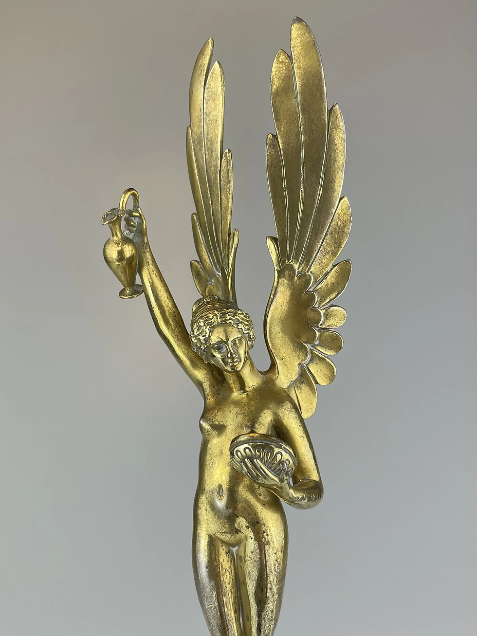 Thumbnail: ART DECO GILT BRONZE YACHT TROPHY, 1923
