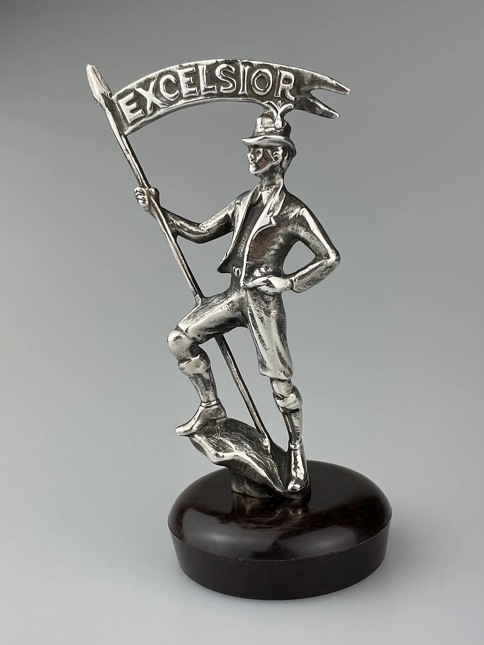 Thumbnail: VERY RARE EXCELSIOR CAR MASCOT CIRCA 1920