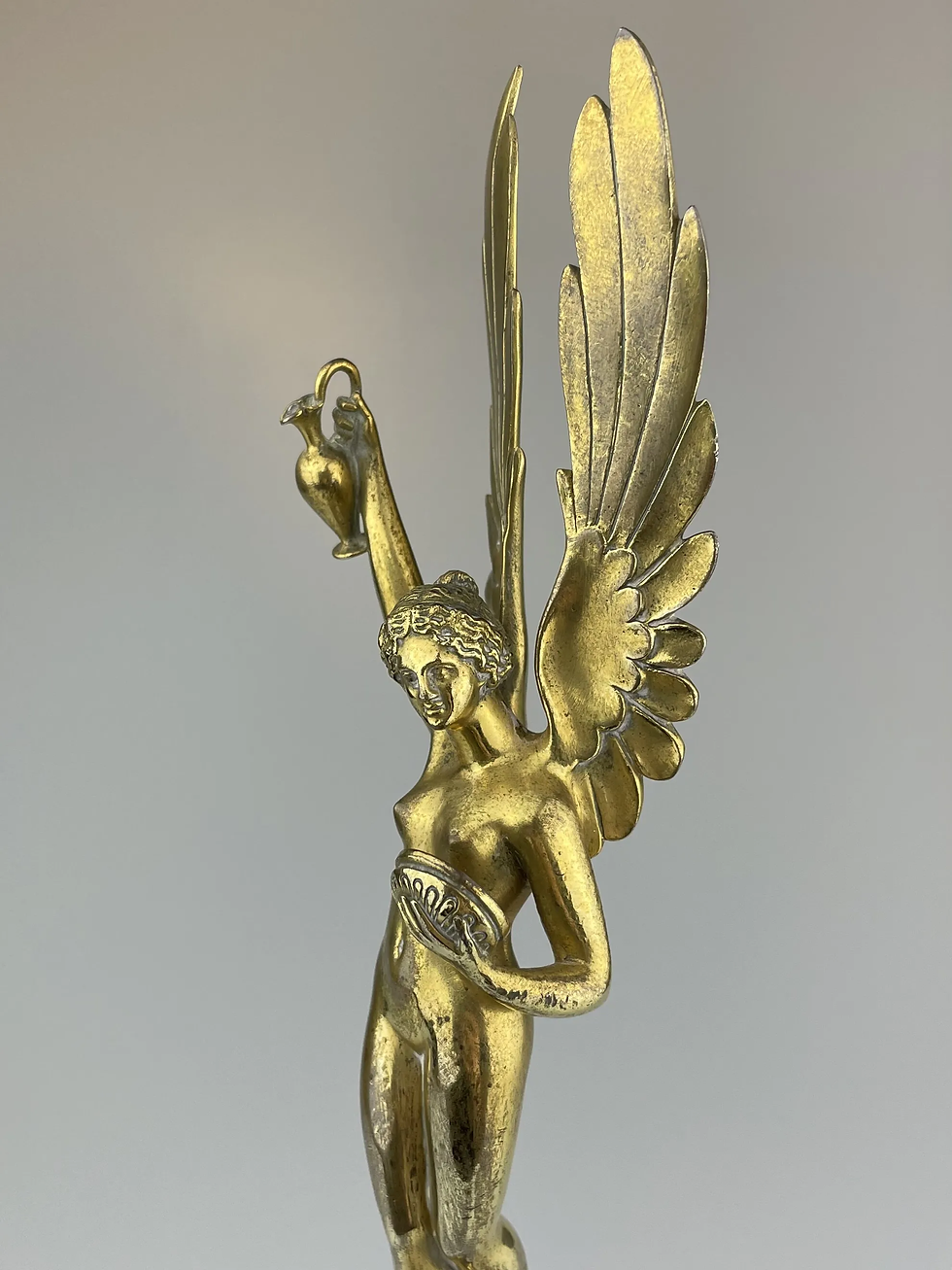 Thumbnail: ART DECO GILT BRONZE YACHT TROPHY, 1923