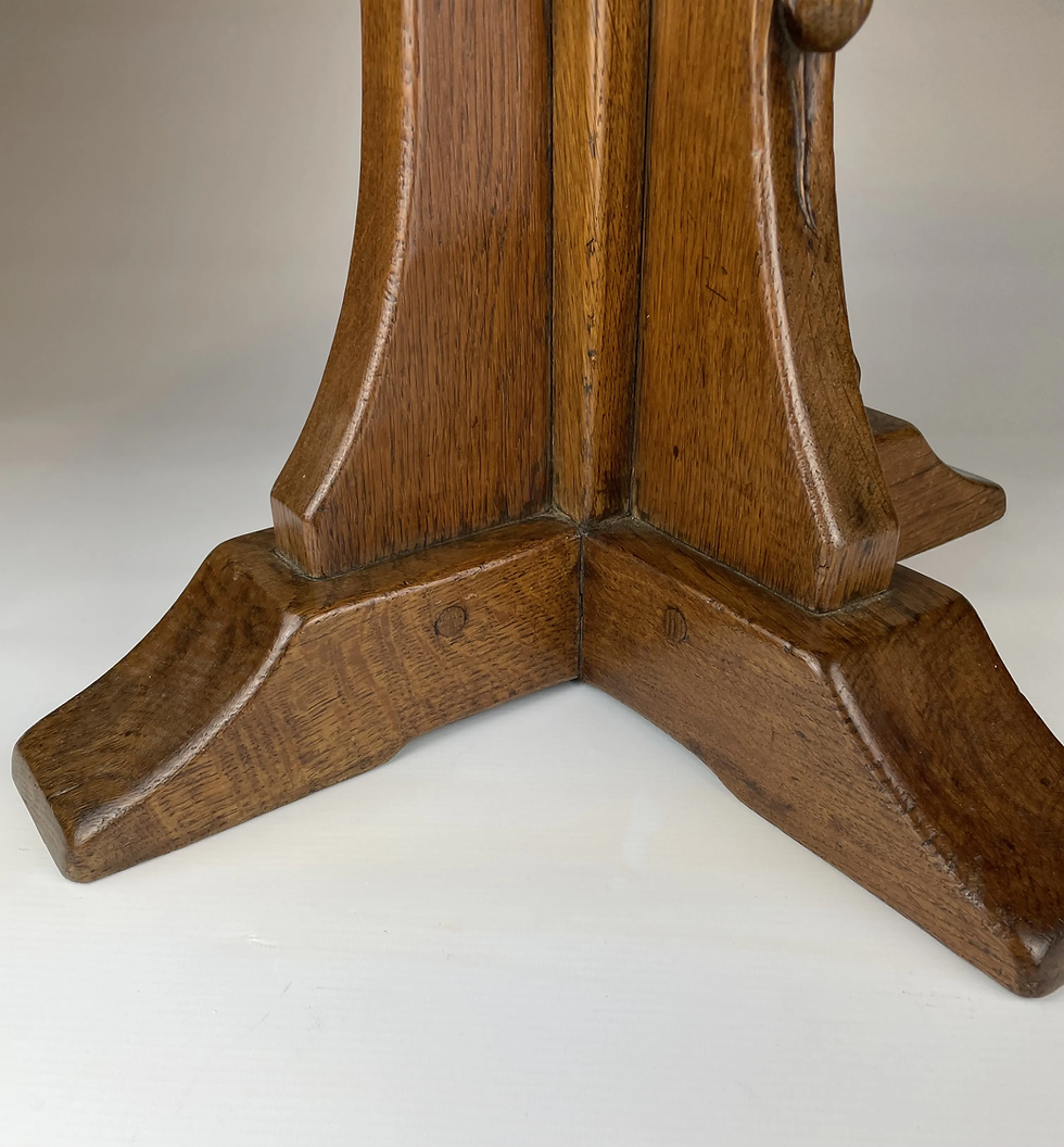 Thumbnail: ROBERT ‘MOUSEMAN’ THOMPSON OAK TABLE CIRCA 1940