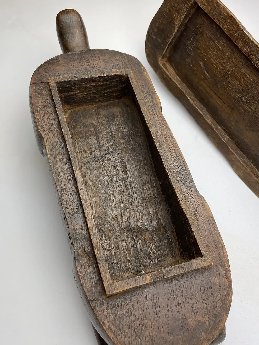Thumbnail: OAK FOLK ART BOX in the form of a HARE