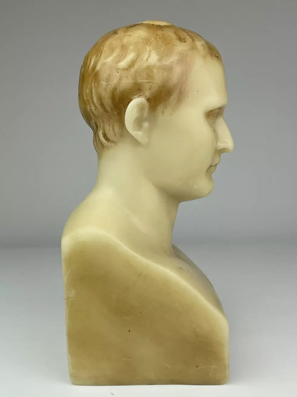 Thumbnail: WAX LIBRARY BUST of NAPOLEON BONEPARTE