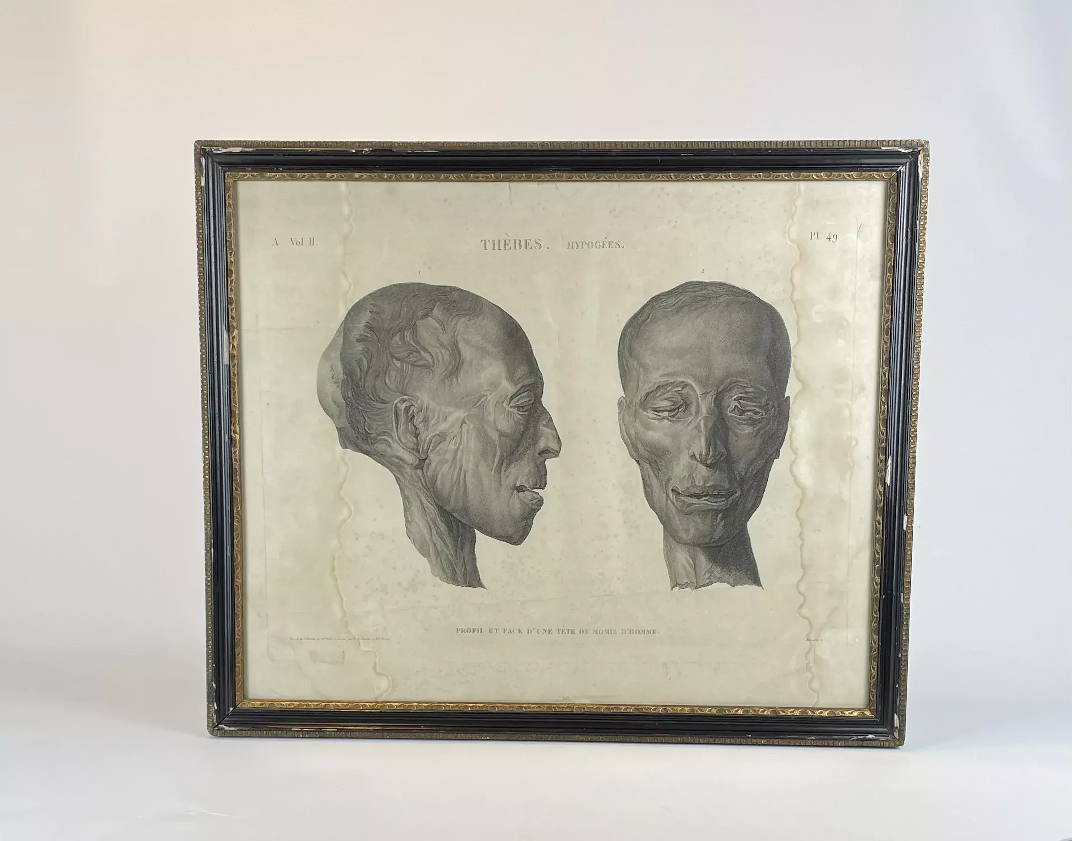 EARLY 19th CENTURY EGYPTIAN MUMMY ETCHING