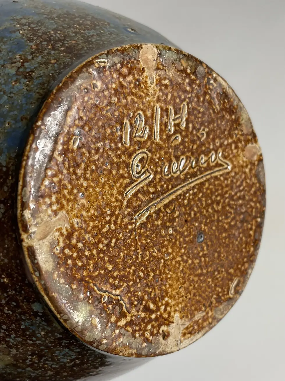 Thumbnail: 19TH CENTURY COPY of a 17TH CENTURY RHENISH STONEWARE BOTTLE