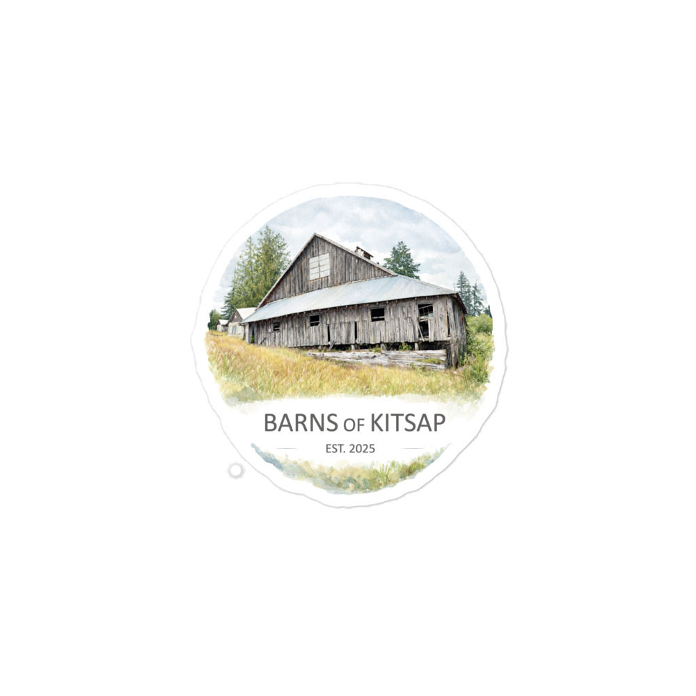 Barns of Kitsap - Round Sticker